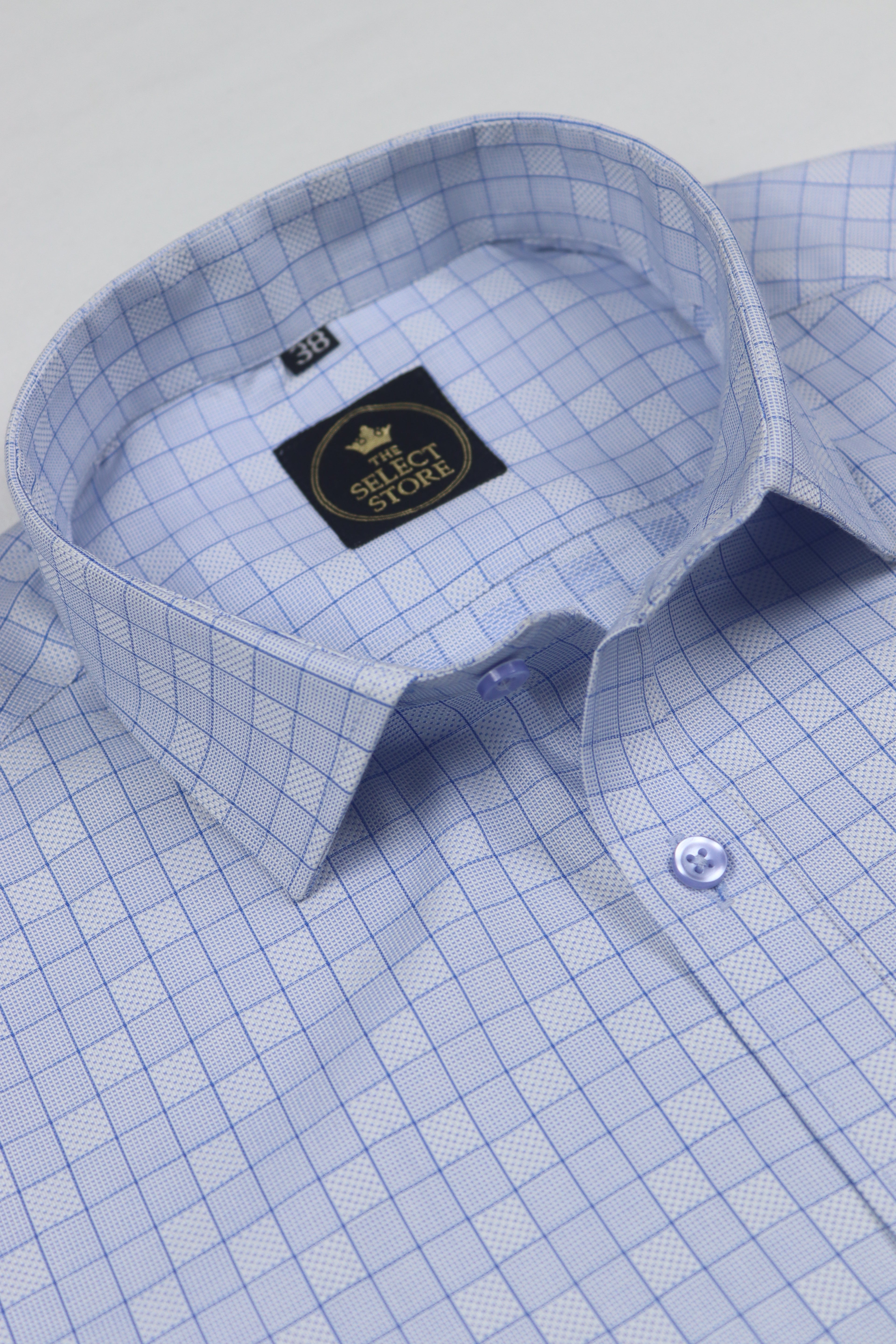 Blue Checks Lightweight Shirt